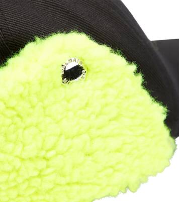 Baseballcap mit Teddy-Besatz | Balmain Kids