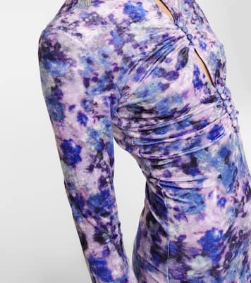 Miniabito Gram in velluto a fiori | Isabel Marant