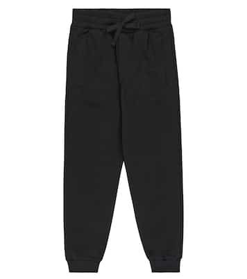 Printed cotton jersey sweatpants | Dolce&Gabbana Kids