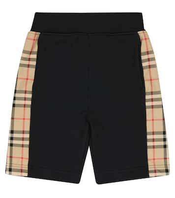 VIntage Check paneled jersey shorts | Burberry Kids