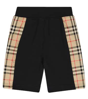 VIntage Check paneled jersey shorts | Burberry Kids