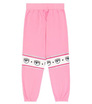 x Chiara Ferragni - Pantaloni sportivi con stampa | Monnalisa