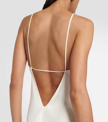 Abito sottoveste in raso | Victoria Beckham