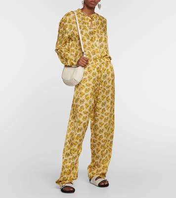 Bedruckte Bluse Leidy aus Satin | Isabel Marant