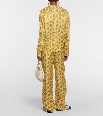 Bedruckte Bluse Leidy aus Satin | Isabel Marant