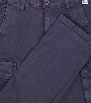 Cotton gabardine cargo pants | Il Gufo