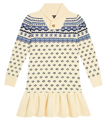 Fair Isle cotton blend dress | Polo Ralph Lauren Kids