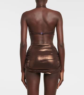 Jupe de bain métallisée | Norma Kamali