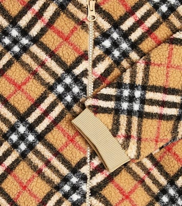 Sweat-shirt à capuche Burberry Check | Burberry Kids