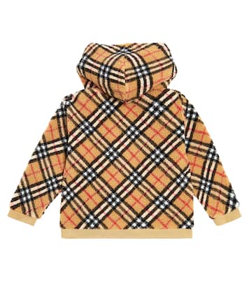 Sweat-shirt à capuche Burberry Check | Burberry Kids