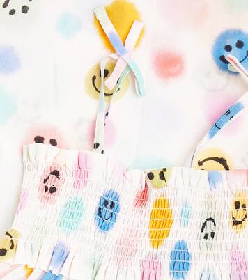 Chrystal polka-dot cotton dress | Molo