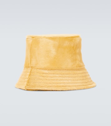 Le Bob Sperone calf hair bucket hat | Jacquemus
