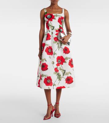 Midikleid Poppy | Oscar de la Renta
