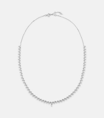 Collar tenis de oro blanco de 18 ct con diamantes | Persée