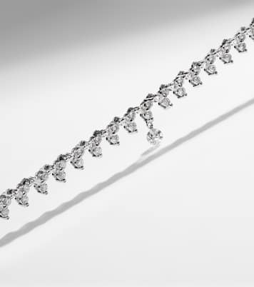 Collar tenis de oro blanco de 18 ct con diamantes | Persée