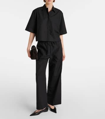 Cropped-Hemd aus Baumwolle | Toteme