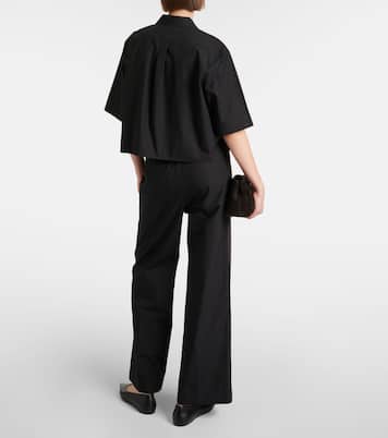 Cropped-Hemd aus Baumwolle | Toteme