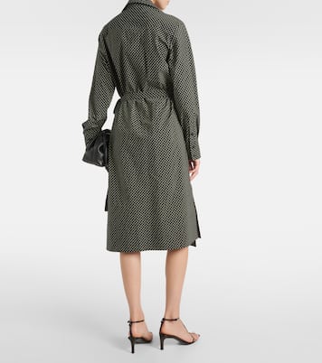 Robe portefeuille White Label Lane en coton à carreaux | Proenza Schouler