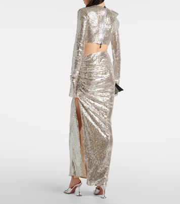 Maxirock Luna mit Pailletten | Maticevski