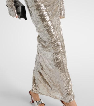 Maxirock Luna mit Pailletten | Maticevski