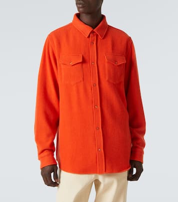 Fire cashmere shirt | God's True Cashmere