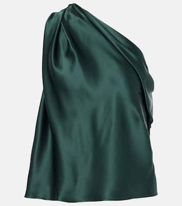 Silk one-shoulder top | The Sei