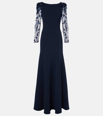 Verzierte Robe Midnight | Jenny Packham