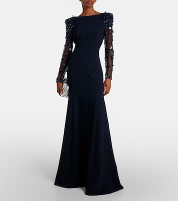 Verzierte Robe Midnight | Jenny Packham