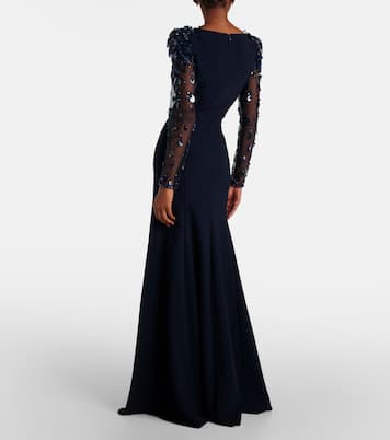 Verzierte Robe Midnight | Jenny Packham
