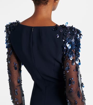 Verzierte Robe Midnight | Jenny Packham