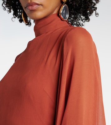 Lanzarote silk chiffon kaftan | Taller Marmo