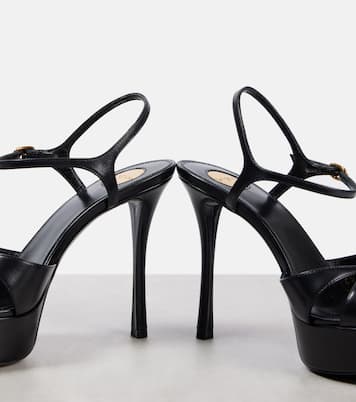 Plateausandalen Debbie 85 aus Leder | Saint Laurent