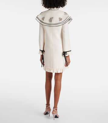 Besticktes Minikleid aus Crepe Couture | Valentino