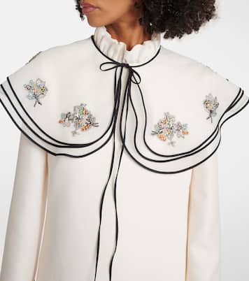 Besticktes Minikleid aus Crepe Couture | Valentino