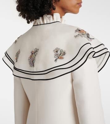 Besticktes Minikleid aus Crepe Couture | Valentino