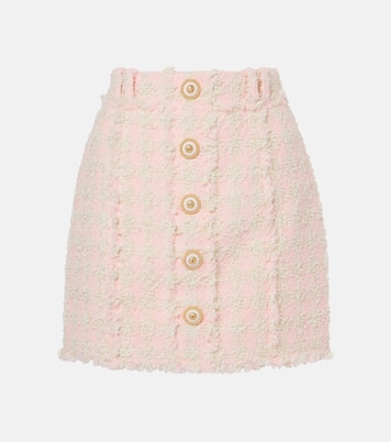 Checked tweed miniskirt | Balmain
