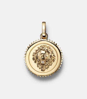 Strength Medium 18kt gold pendant with diamond | FoundRae