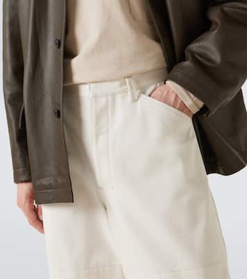 Pantalones barrel en dril de algodón | Lemaire