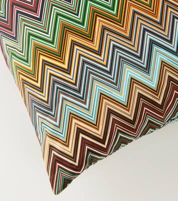 Jarris Zigzag Small cotton cushion | Missoni