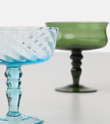 Set of 6 champagne coupe glasses | Bitossi