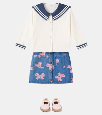 Bedruckter Jeansrock Magot | Konges Sløjd