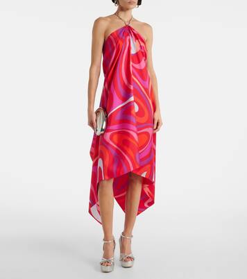 Plateausandalen Sylvie 125 aus Metallic-Leder | Malone Souliers