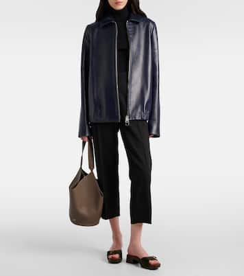 Britt 25 calf hair clogs | Khaite