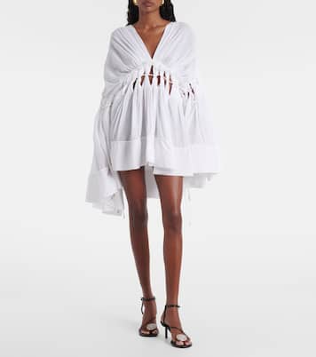 Sirocco sheer cotton-blend minidress | Christopher Esber