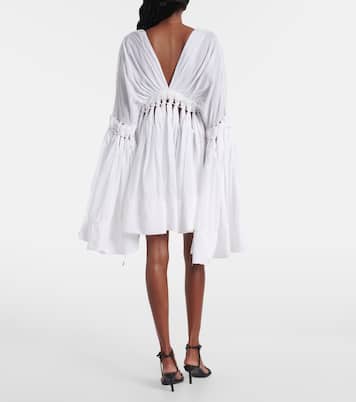 Sirocco sheer cotton-blend minidress | Christopher Esber