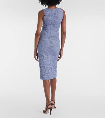 Macramé scalloped midi dress | Etro