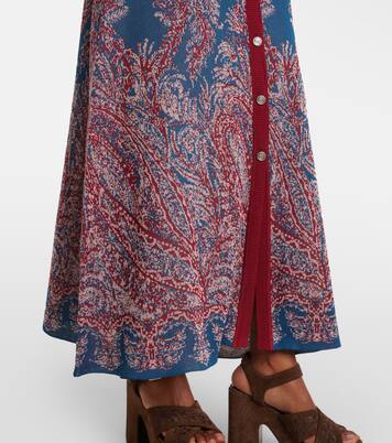 Paisley jersey shirtdress | Etro