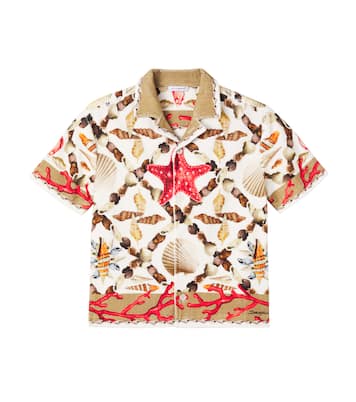 Printed cotton shirt | Dolce&Gabbana Kids
