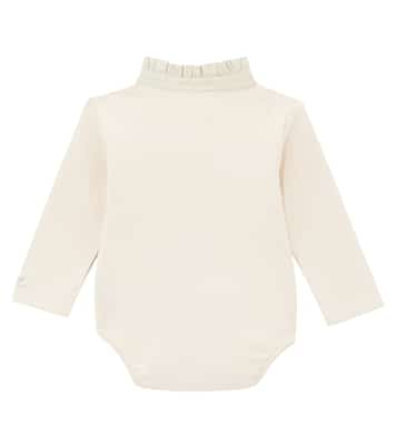 Baby Bouches cotton-blend bodysuit | Donsje