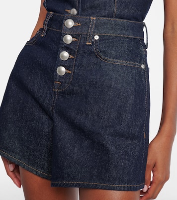 Kori high-rise denim shorts | 7 For All Mankind